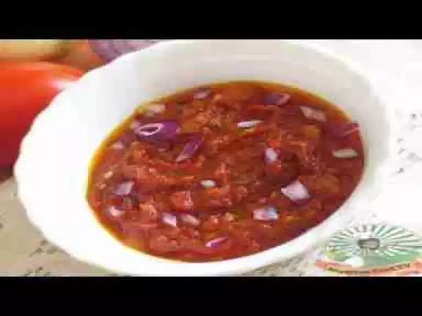 Video: Nigerian Pepper Sauce (easy pepper dip recipe)